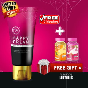 Pinklady Happy Cream FREE Random LetMe C