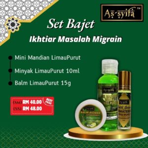 SET BAJET IKHTIAR MIGRAIN BIDARA AS-SYIFA